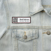 スタッフと従業員カスタムのシンプル名タグ 名札 (インサイチュ)