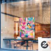 スタッフに親切にしてください ウィンドウサイン (カフェ窓)