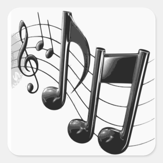 スタッフに関するファンシーメモ スクエアシール (正面)