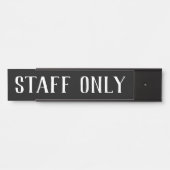 スタッフのみぶら下がったのドアサイン名プレート サインプレート (正面)