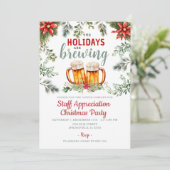 スタッフのクリスマスパーティーの休日は醸造している 招待状 (スタンド正面)