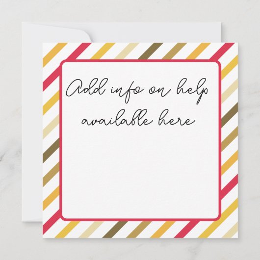 スタッフのボランティアに感謝感謝していして (裏面)