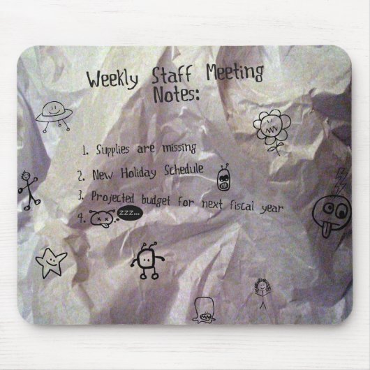 スタッフの会合 マウスパッド (正面)