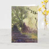 スタッフの思いやりのカード カード (黄色い花)