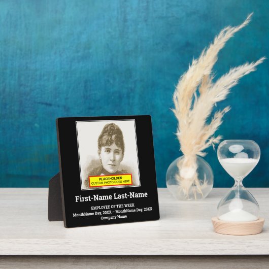 スタッフの承認を促すミニマリスト フォトプラーク (インサイチュ)