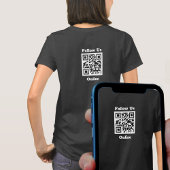 スタッフの服。オ後を追ンライン。のQRコード Tシャツ