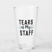 スタッフの涙の世界の最高のボス贈り物 タンブラーグラス (正面)