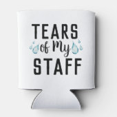 スタッフの涙の世界の最高のボス贈り物 缶クーラー (裏面)