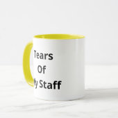 スタッフの涙イエローコーヒーマグ マグカップ (正面左)