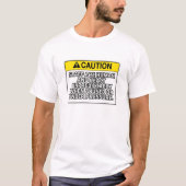 スタッフは人間で予測不可能な反応を… Tシャツ (正面)