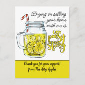 スタッフへの感謝のギフト ボランティア カスタマー紹介 ポストカード (正面)