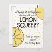 スタッフへの感謝の気持ちを込めたギフト 不動産エージェントへの紹介のお礼 ポストカード (正面/裏面)