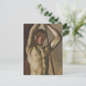 スタッフを持つ人 ポストカード (スタンド正面)