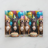 スタッフィーの誕生日おめでとう、誕生日カード カード (内部)