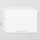 スタッフォードシャー犬のノートカード＆ステーショナリー 招待状 (裏面)