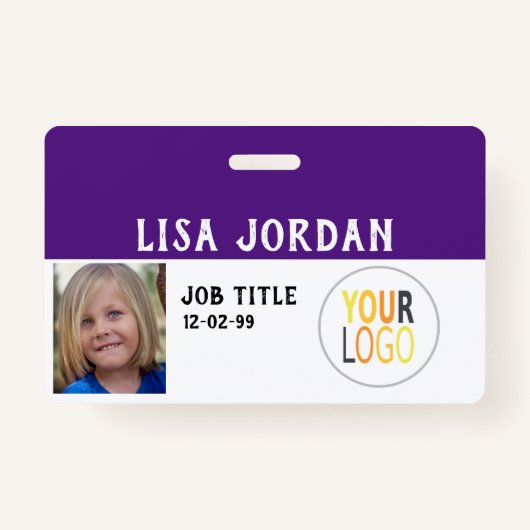 スタッフカスタムなIDのバッジBusiness- Corpビジネス バッジ (正面)