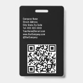 スタッフカスタムイベントまたはコンサート名 バッジ (裏面)