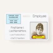 スタッフコンテンポラリーIDバッジ バッジ (正面)