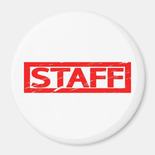 スタッフスタンプ マグネット (正面)