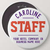 スタッフボタン 缶バッジ (正面&裏面)
