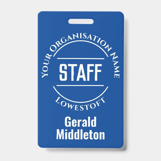 スタッフメンバーバッジ バッジ (正面)