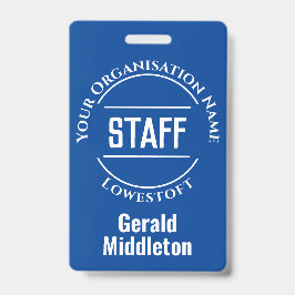 スタッフメンバーバッジ バッジ