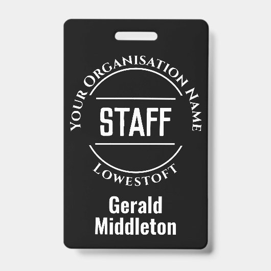 スタッフメンバーバッジ バッジ (正面)