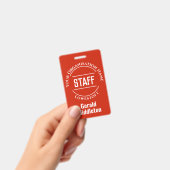 スタッフメンバーバッジ バッジ (手持ち)