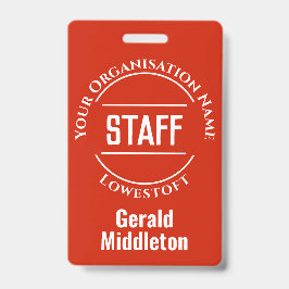 スタッフメンバーバッジ バッジ