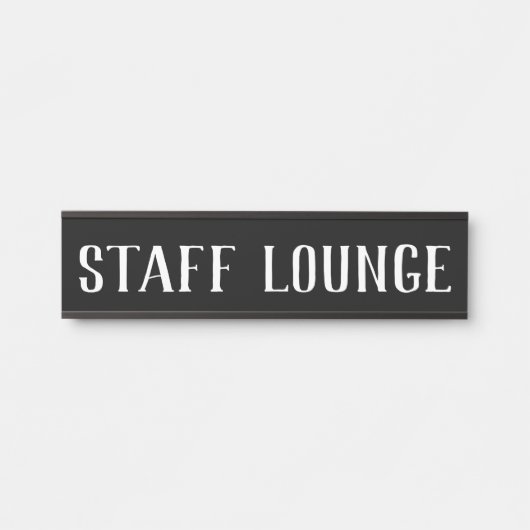 スタッフラウンジぶら下がったのドアサイン名プレート サインプレート (正面)