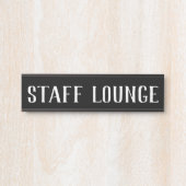 スタッフラウンジぶら下がったのドアサイン名プレート サインプレート (正面)