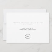 スタッフ企業のチームの写真モダンありがとう シーズンカード (裏面)