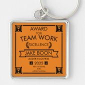 スタッフ企業のチーム作業賞 キーホルダー (正面)