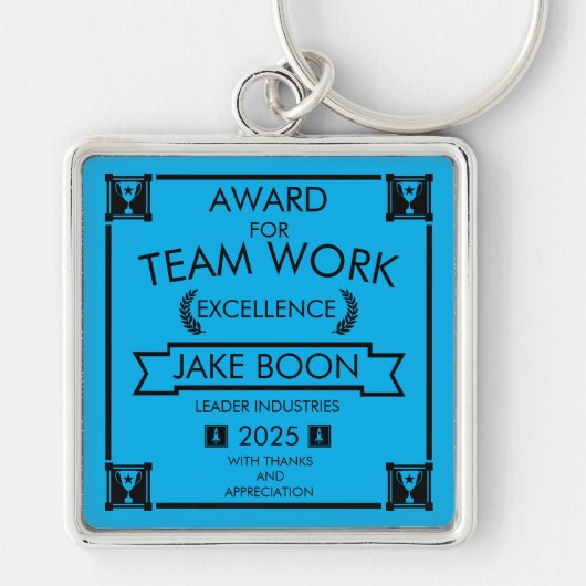 スタッフ企業のチーム作業賞 キーホルダー (正面)