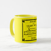 スタッフ企業のチーム作業賞 マグカップ (正面左)