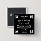 スタッフ企業のチーム作業賞 缶バッジ (正面&裏面)