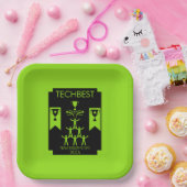 スタッフ企業のチーム建物イベント ペーパープレート (パーティー)