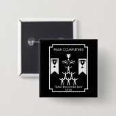 スタッフ企業のチーム建物イベント 缶バッジ (正面&裏面)