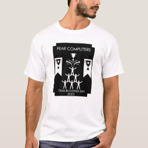 スタッフ企業のチーム建物イベント Tシャツ