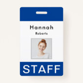 スタッフ名バッジカスタムイメージIDバッジ バッジ (正面)