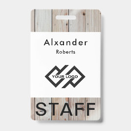 スタッフ名バッジカスタムロゴIDバッジ バッジ