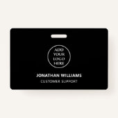 スタッフ名モダン役職Business Companyロゴ バッジ (裏面)