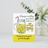 スタッフ感謝していギフトお客さま紹介 ポストカード (スタンド正面)