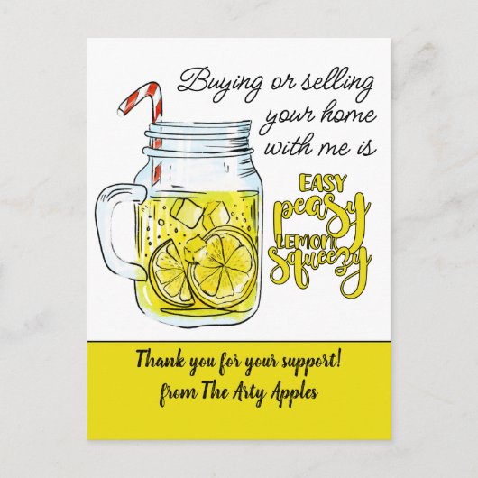 スタッフ感謝していギフトお客さま紹介 ポストカード (正面)