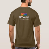 スタッフ用両面プリントTシャツ メンズ Tシャツ (裏面)