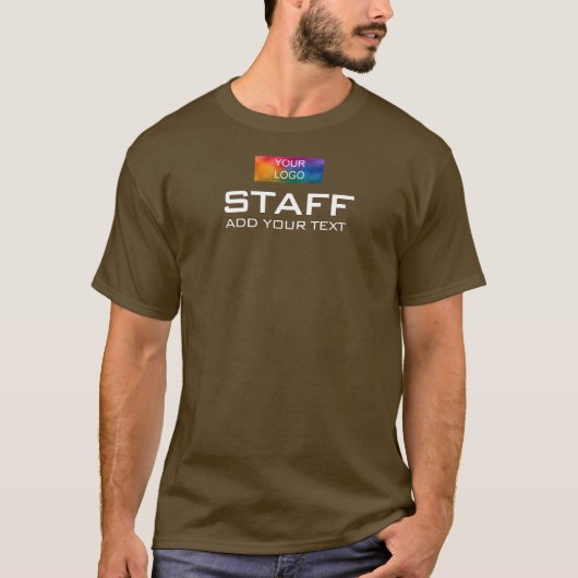 スタッフ用両面プリントTシャツ メンズ Tシャツ (正面)