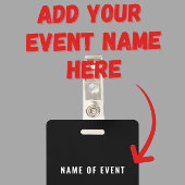 スタッフ イベント バッジ