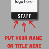 スタッフ イベント バッジ