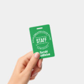 スタッフ バッジ (手持ち)
