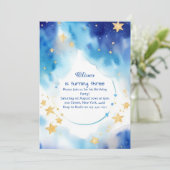 スタッモダンダストカスタム誕生日 招待状 (スタンド正面)